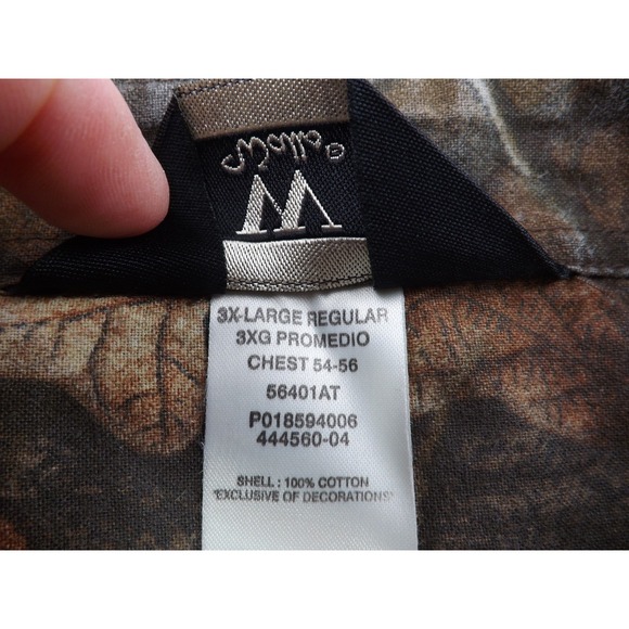 Walls‎ Hunting Shirt Men"s 3XL Advantage Timber Camo Short Sleeve Heavy Duty - Picture 14 of 16
